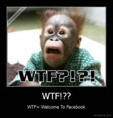 WTF!?? - WTF= Welcome To Facebook