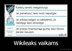 Wikileaks vaikams - 