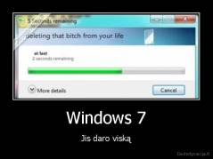 Windows 7 - Jis daro viską