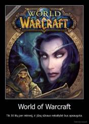 World of Warcraft - Tik 50 litų per mėnesį, ir jūsų sūnaus nekaltybė bus apsaugota.