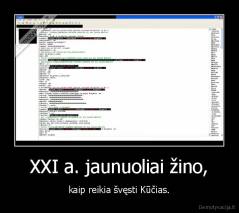 XXI a. jaunuoliai žino, - kaip reikia švęsti Kūčias.