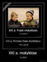 XXI a. mokyklose  - ko žiūri?