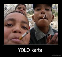YOLO karta  - 
