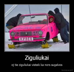 Ziguliukai - oj tie ziguliukai visteik ka nors sugalvos