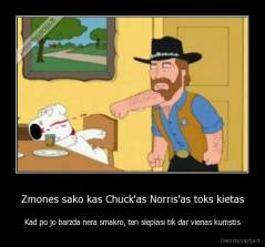 Zmones sako kas Chuck'as Norris'as toks kietas - Kad po jo barzda nera smakro, ten slepiasi tik dar vienas kumstis
