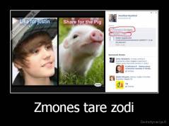 Zmones tare zodi - 