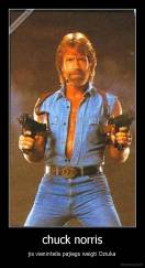 chuck norris - jis vienintelis pajiegs iveigti Oziuka