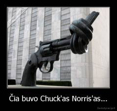 Čia buvo Chuck'as Norris'as... - 