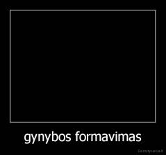 gynybos formavimas - 