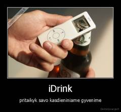 iDrink - pritaikyk savo kasdieniniame gyvenime