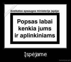Įspėjame - 