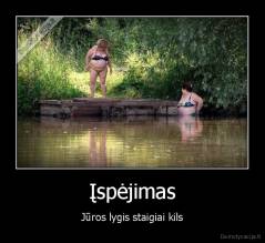 Įspėjimas - Jūros lygis staigiai kils