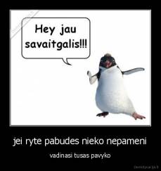 jei ryte pabudes nieko nepameni - vadinasi tusas pavyko