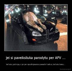 jei si paveiksliuka parodytu per AFV ... - tai butu juokinga, o jei per ispudingiausius pasaulio kadrus, tai butu baisu...