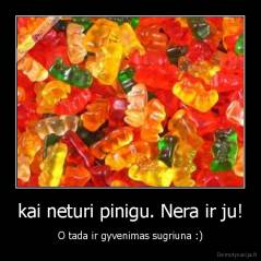 kai neturi pinigu. Nera ir ju! - O tada ir gyvenimas sugriuna :)