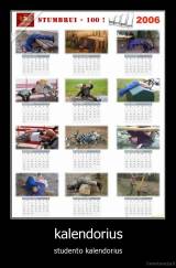 kalendorius - studento kalendorius