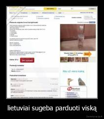 lietuviai sugeba parduoti viską - 