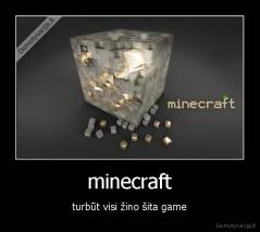 minecraft - turbūt visi žino šita game