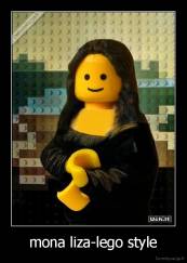 mona liza-lego style - 