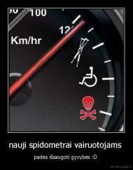 nauji spidometrai vairuotojams  - padės išsaugoti gyvybes :D 