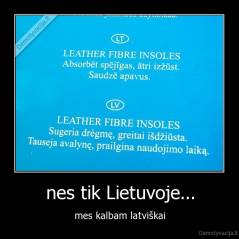 nes tik Lietuvoje... - mes kalbam latviškai