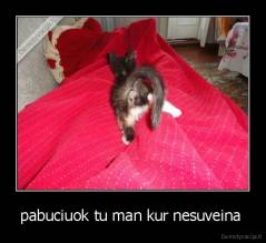 pabuciuok tu man kur nesuveina  - 