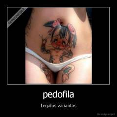 pedofila - Legalus variantas
