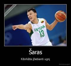 Šaras - Kibirkštis įžiebianti ugnį