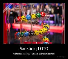 Šauktinių LOTO - Vienintelė loterija, kurios nenorėtum laimėti