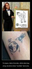 Ši mergina, Helena Fernandes, uždirba labai daug - pinigų darydama tokias "meniškas" tatuiruotes.