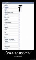 Šiauliai ar Klaipėda? - Alytus !!!!!!!