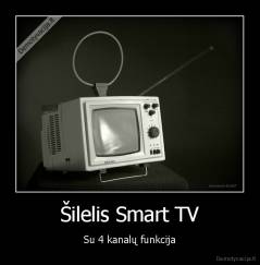 Šilelis Smart TV - Su 4 kanalų funkcija