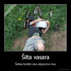 Šilta vasara - Šaltas bokšto alus atgaivina mus