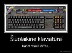 Šiuolaikinė klaviatūra - Dabar viskas vietoj...