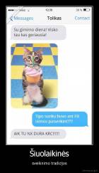 Šiuolaikinės - sveikinimo tradicijos