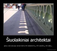 Šiuolaikiniai architektai - gerai, kad Lietuvoje vienam tenka 100 statybininkų, 100 svarsčikų, 100 stalių...