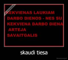 skaudi tiesa - 