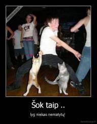 Šok taip .. - lyg niekas nematytų! 