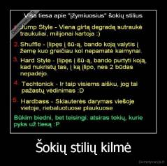 Šokių stilių kilmė - 