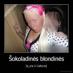 Šokoladinės blondinės - Jų yra ir Lietuvoj