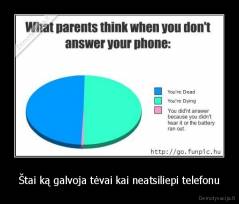 Štai ką galvoja tėvai kai neatsiliepi telefonu - 