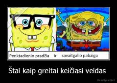 Štai kaip greitai keičiasi veidas  - 