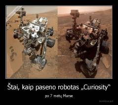 Štai, kaip paseno robotas „Curiosity“ - po 7 metų Marse