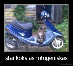 stai koks as fotogeniskas - 
