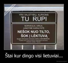 Štai kur dingo visi lietuviai... - 