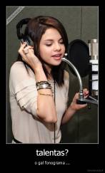 talentas? - o gal fonograma ...