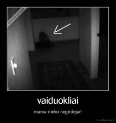 vaiduokliai - mama nieko negirdejai!