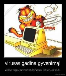 virusas gadina gyvenimą! - pasigauni virusą.vyrai pradeda trankyti kompiuterį,o moterys nuveža taisyti...