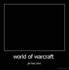 world of warcraft  - jei kas zino