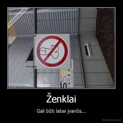 Ženklai - Gali būti labai įvairūs...